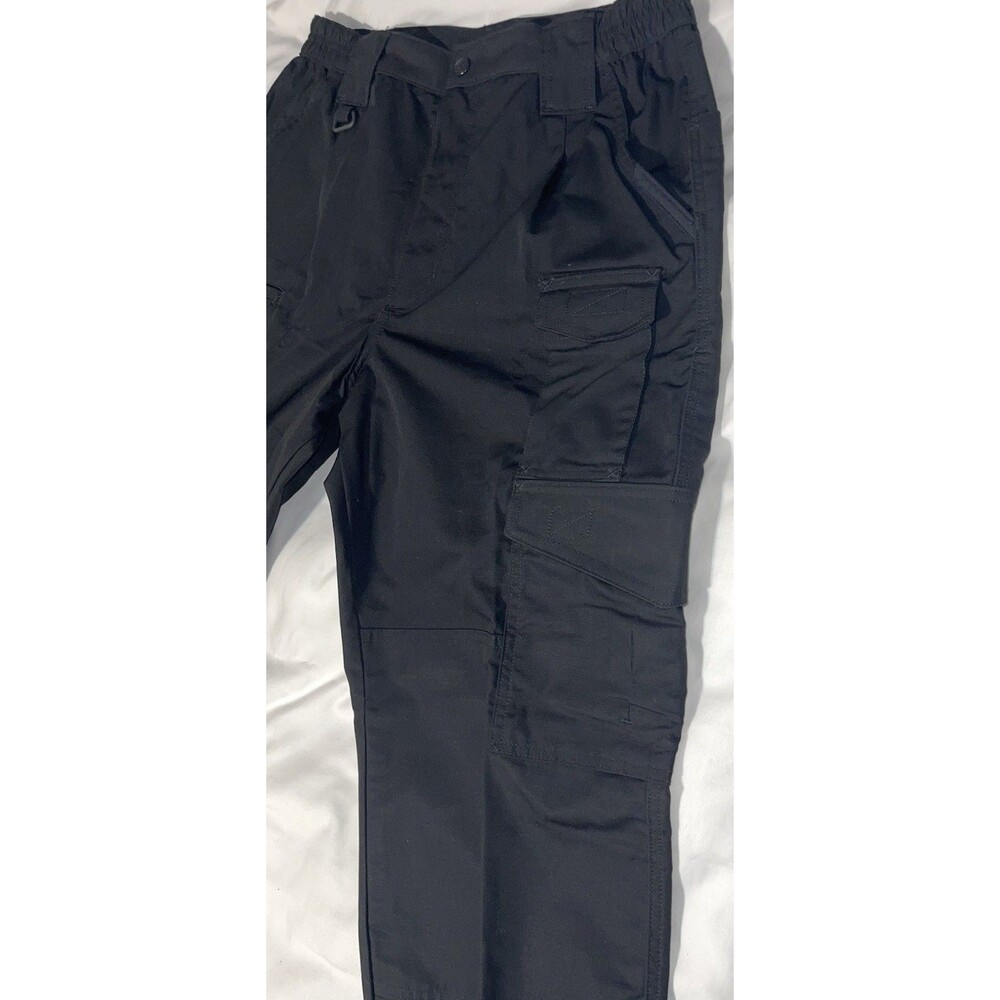 Propper Cargo Pants Mens 34x30 Black Tactical Utility Work Hiking Ripstop - Picture 2 of 8